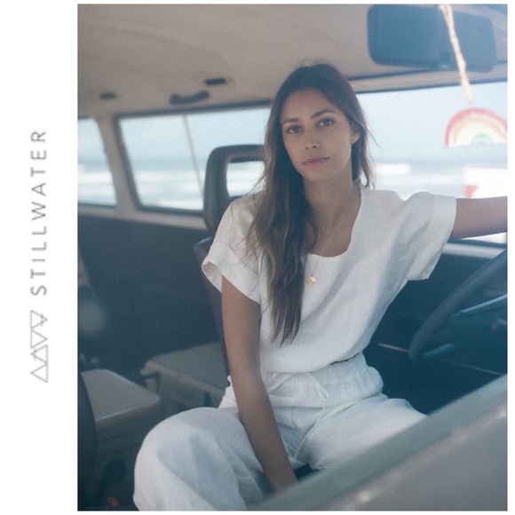 stillwater Tops Stillwater The Pacific Crop Top Poshmark